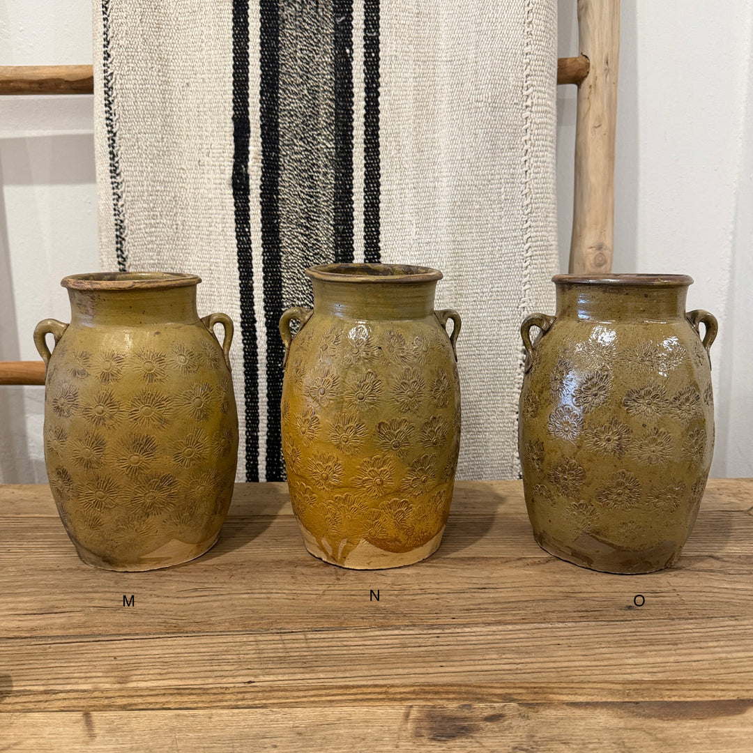 Water Tiger Decor Antique Glazed Yunnan Storage Vases