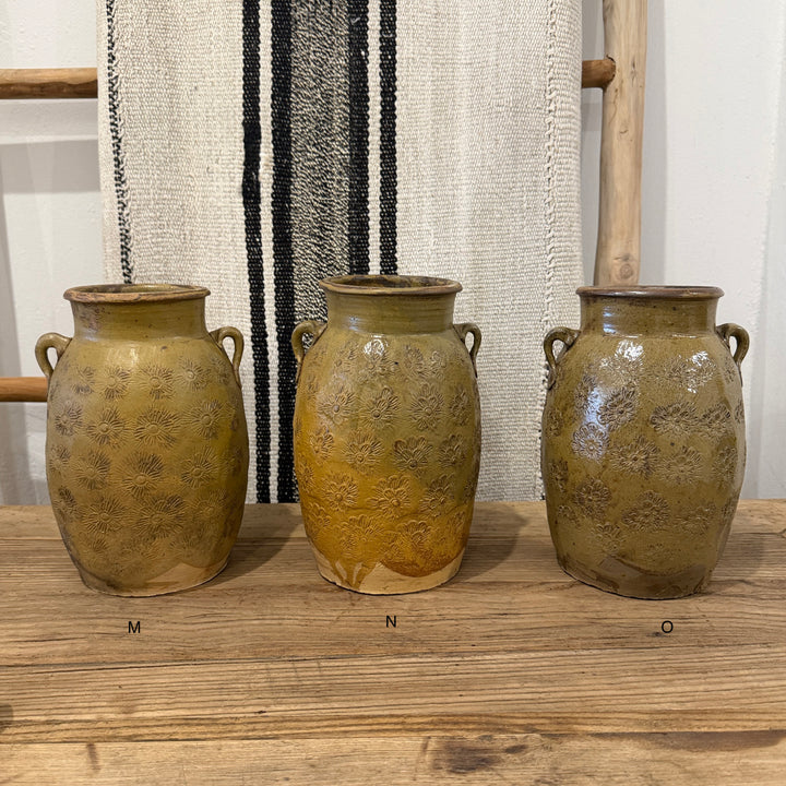 Water Tiger Decor Antique Glazed Yunnan Storage Vases
