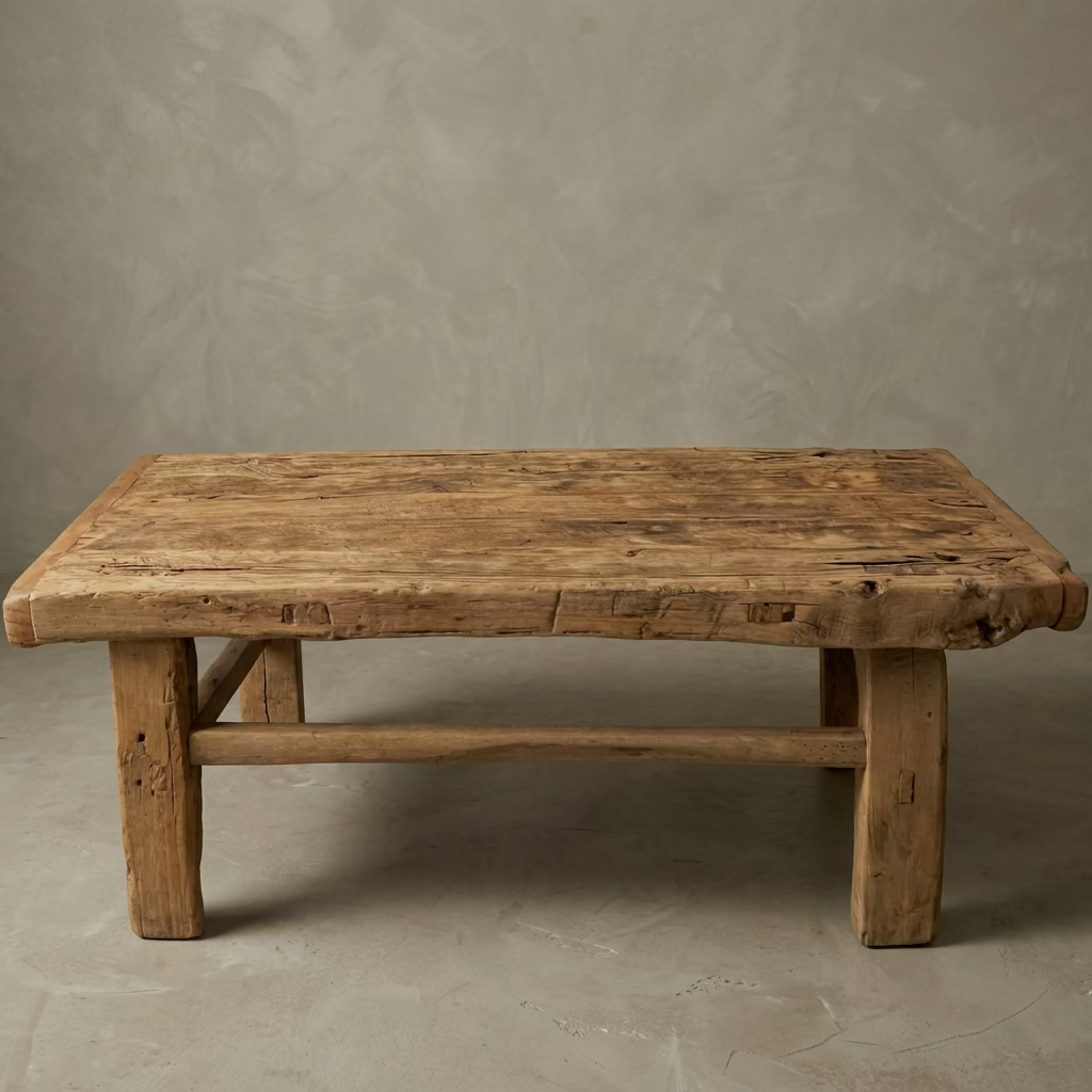 Water Tiger Furniture Vintage Elm Coffee Table |100x47x40cm