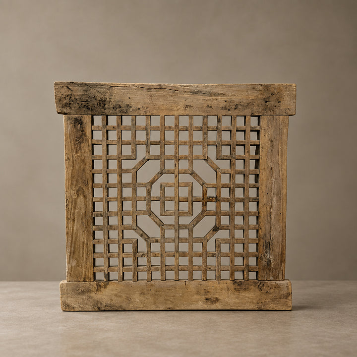 Water Tiger Furniture Antique Elm Window Screen