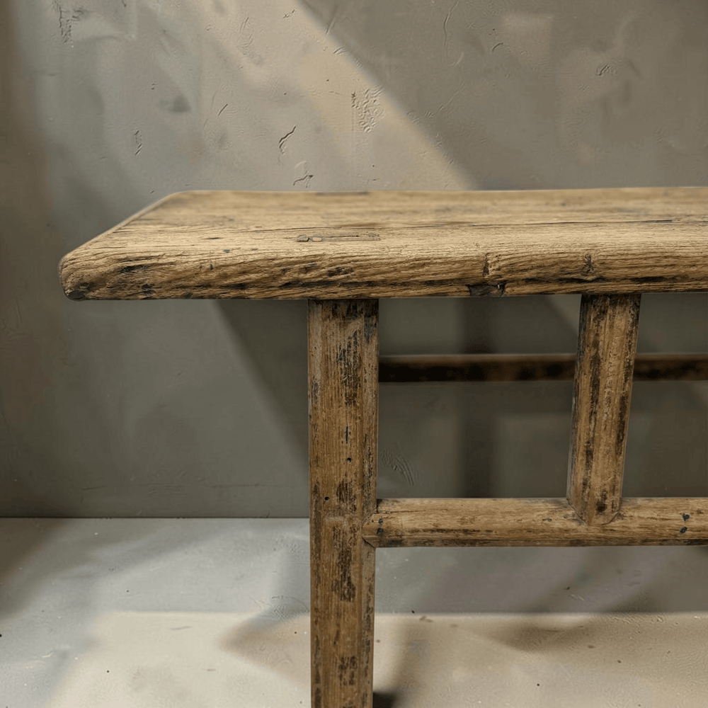 Water Tiger Furniture Natural Antique Elm Console | 96x33x85h cm