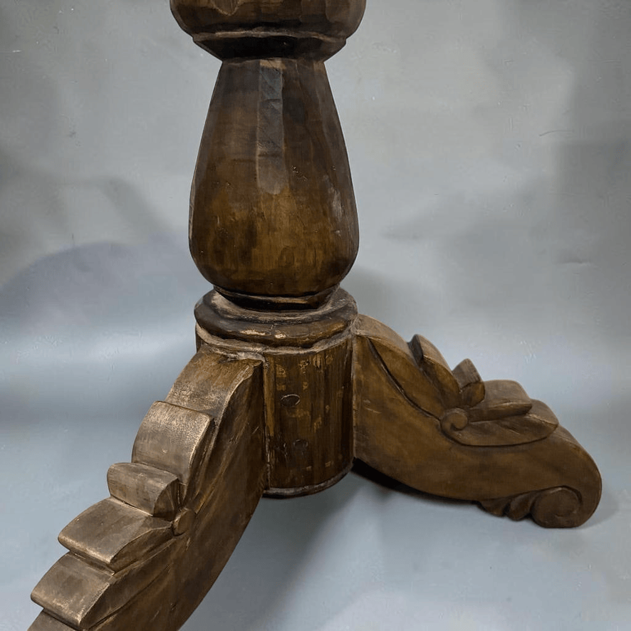 Water Tiger Furniture Cafe Style Organic HandCarved Side Table