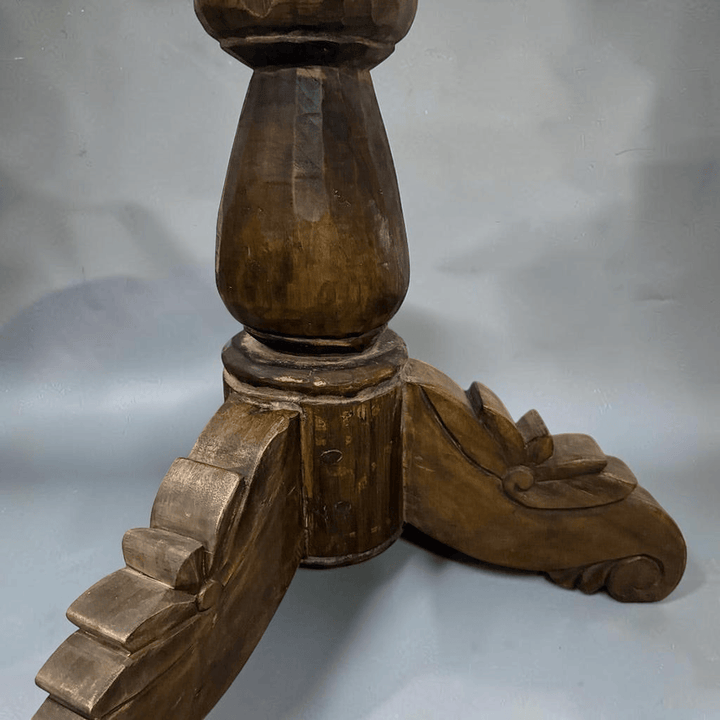 Water Tiger Furniture Cafe Style Organic HandCarved Side Table