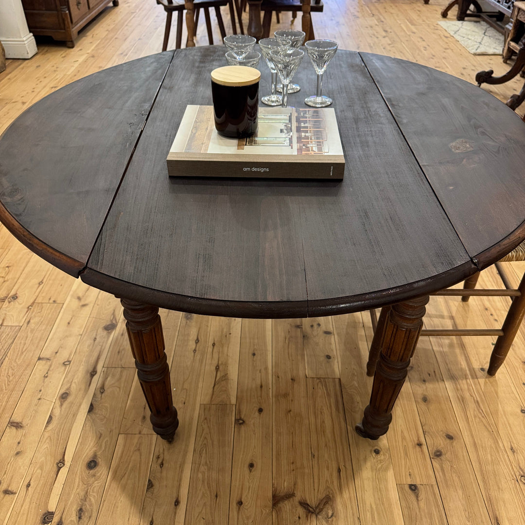 Water Tiger Furniture 19Th C Drop Leaf Louis Style Table