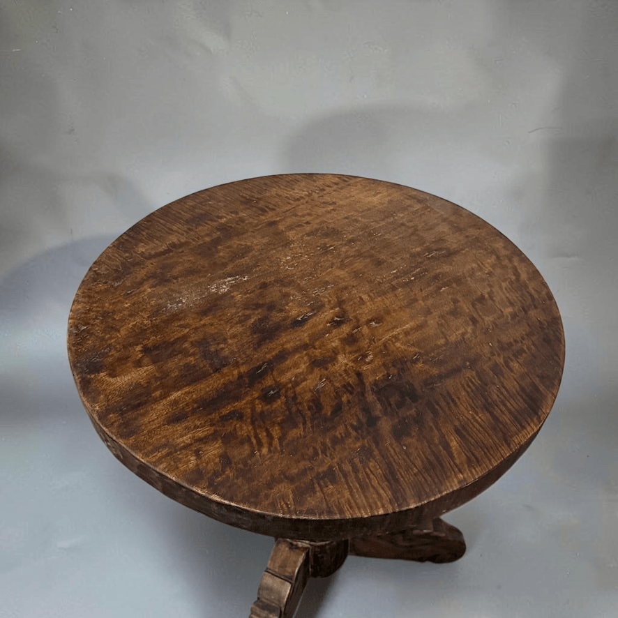 Water Tiger Furniture Cafe Style Organic HandCarved Side Table