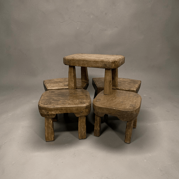 Water Tiger Furniture Hand Carved Stools
