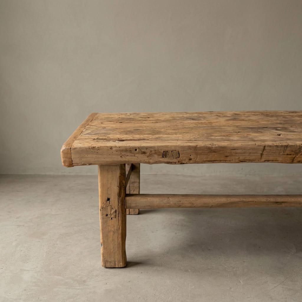 Water Tiger Furniture Vintage Elm Coffee Table |100x47x40cm