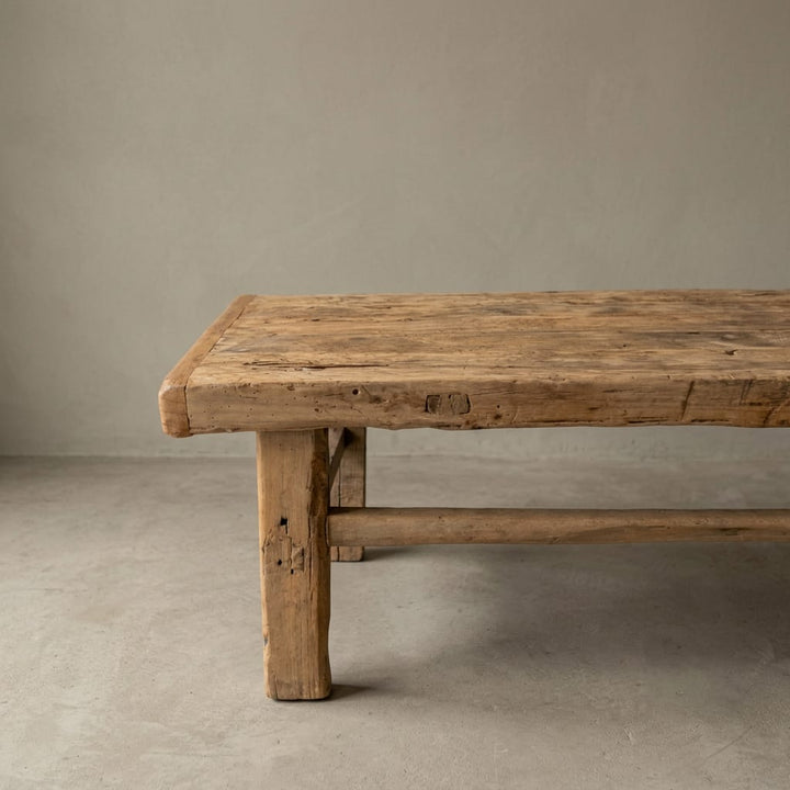 Water Tiger Furniture Vintage Elm Coffee Table |100x47x40cm