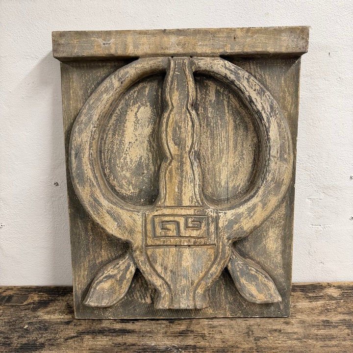 Water Tiger Decor Handcarved Toraja Wall Panels