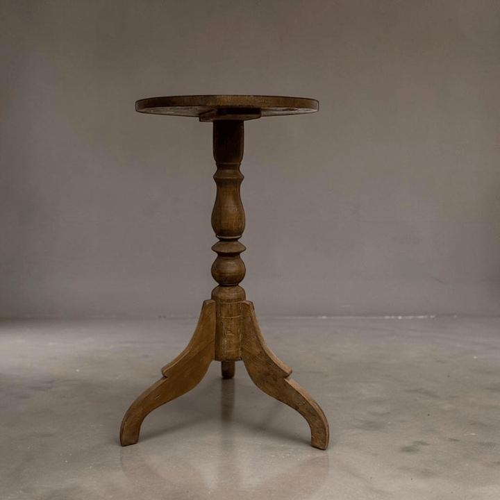 Water Tiger Decor Vintage Teak Lamp Tables