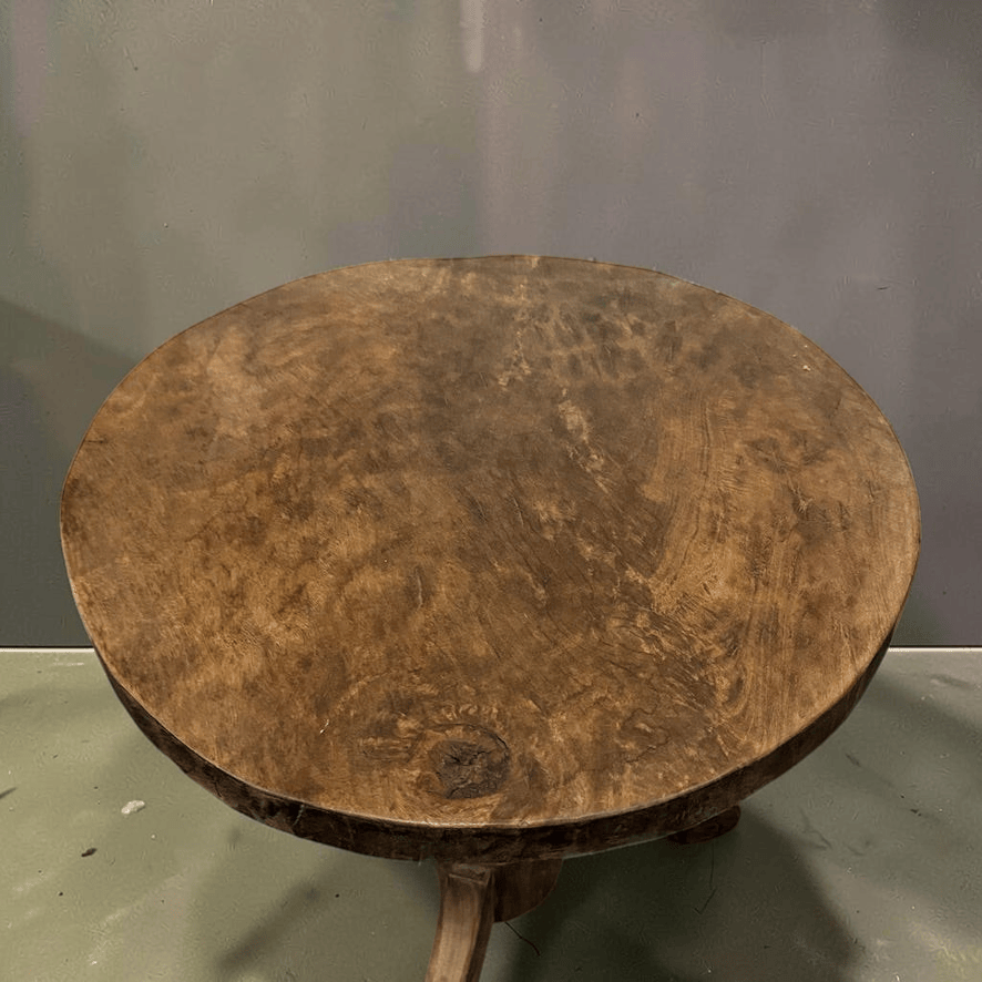 Water Tiger Furniture Solid Cafe Style Organic Side Table