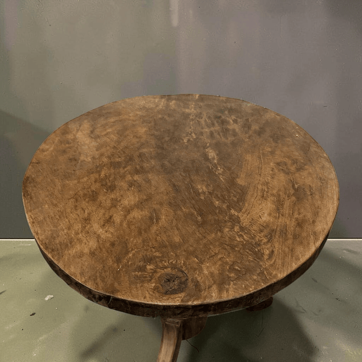 Water Tiger Furniture Solid Cafe Style Organic Side Table
