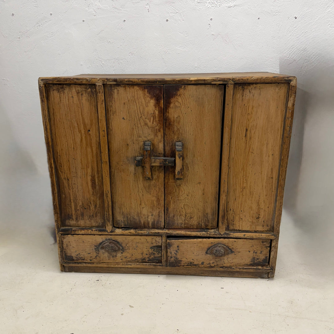 Water Tiger Furniture Antique Elm Storage Cabinet