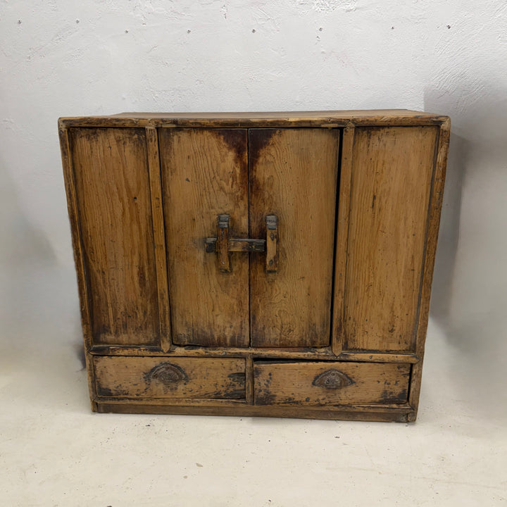 Water Tiger Furniture Antique Elm Storage Cabinet