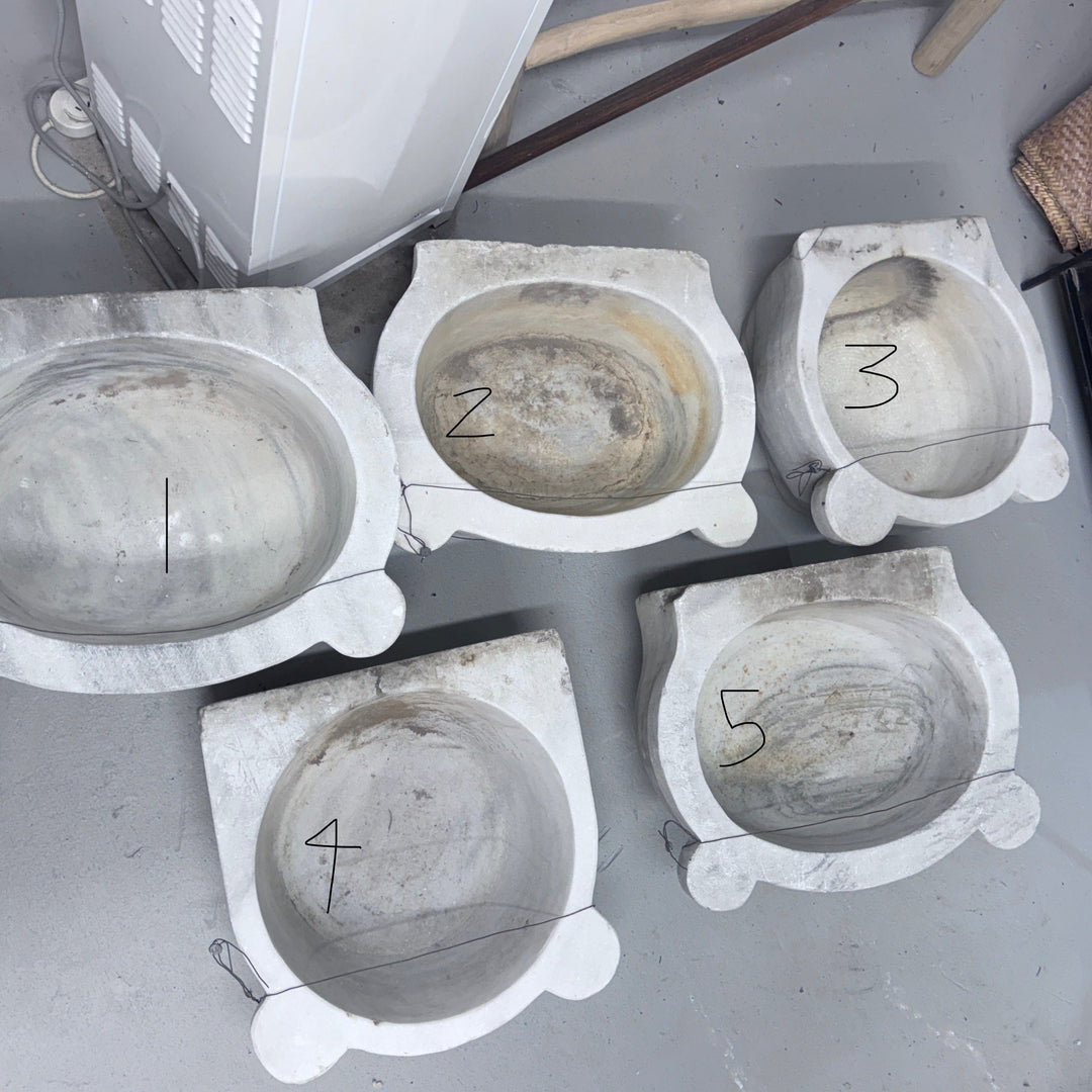 Water Tiger Decor Antique Marble Haman Sinks
