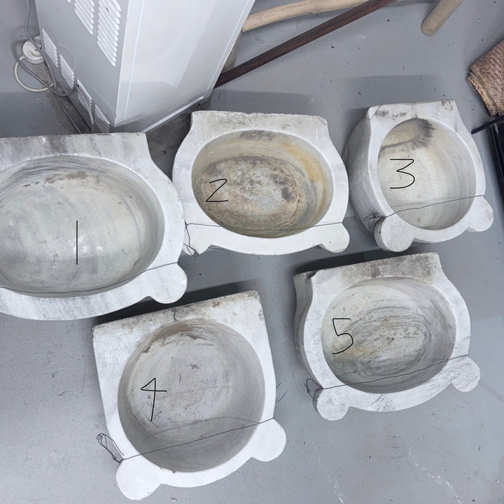 Water Tiger Decor Antique Marble Haman Sinks