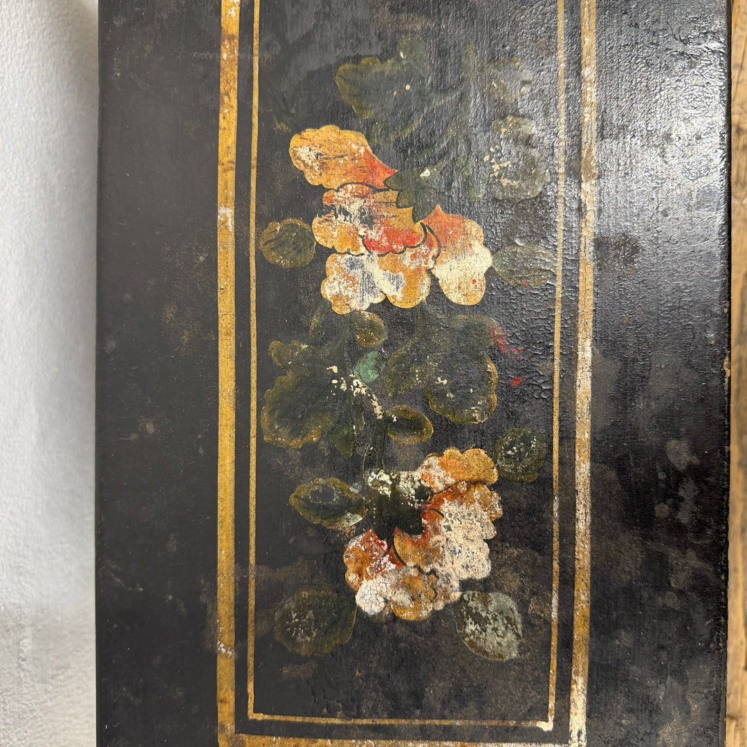 Water Tiger Decor Antique Chinese Wooden Document Box Early 1900’s