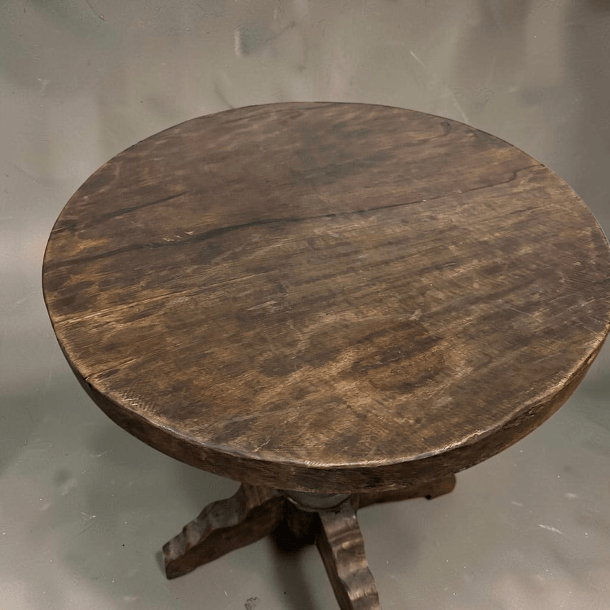 Water Tiger Furniture Cafe Style Organic HandCarved Side Table