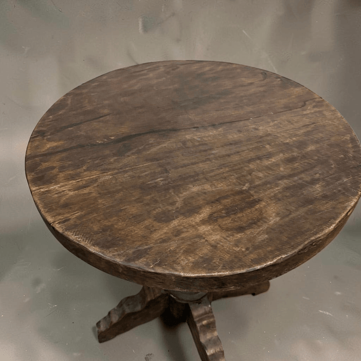 Water Tiger Furniture Cafe Style Organic HandCarved Side Table