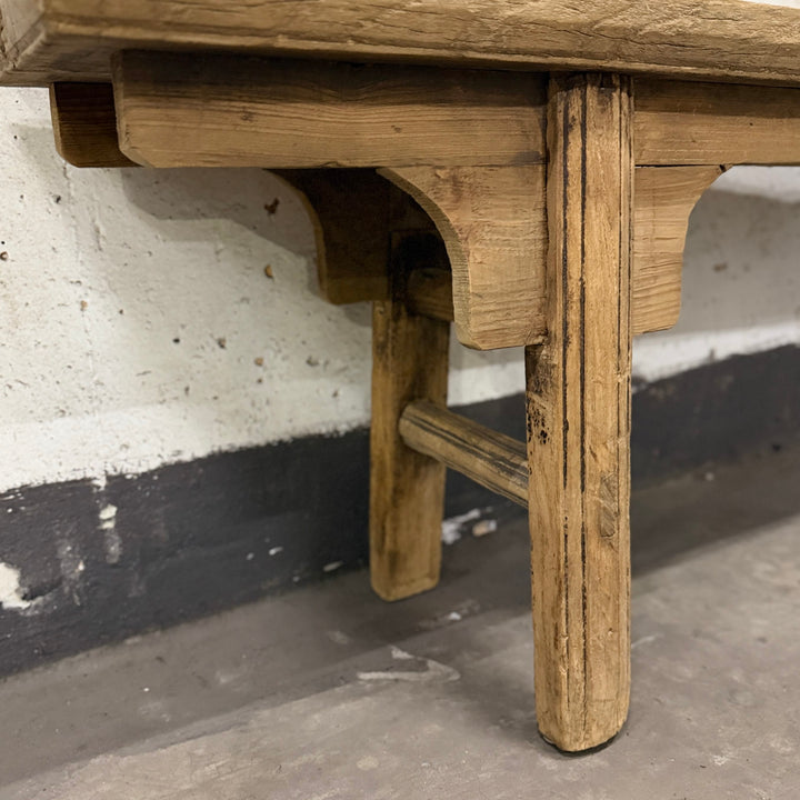 Water Tiger Furniture Antique Long Elm Bench | 191x36x51cm