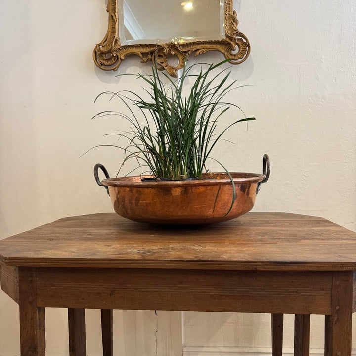 Water Tiger France Antique Copper Jam Basin With Handles