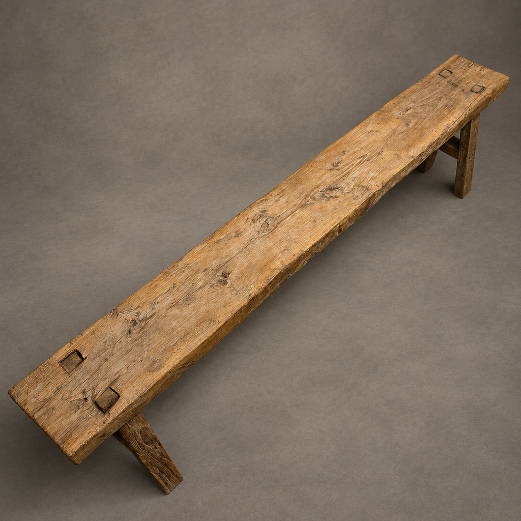 Water Tiger Decor Rustic Teak Wood Bench From Java