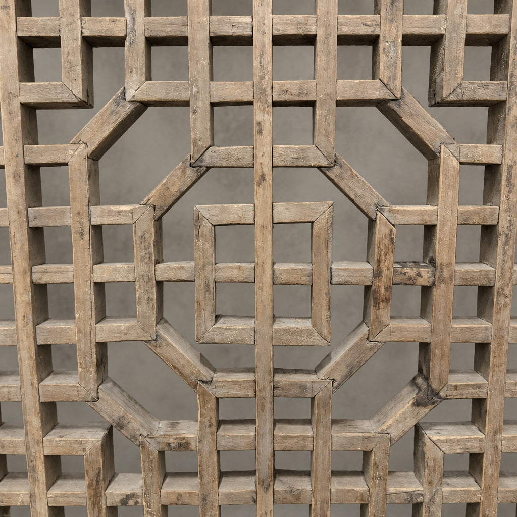 Water Tiger Furniture Antique Elm Window Screen