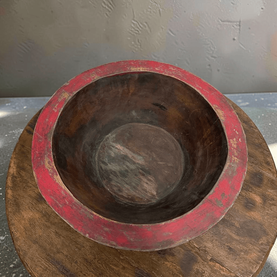 Water Tiger Decor Balinese Traditional Painted Bowl