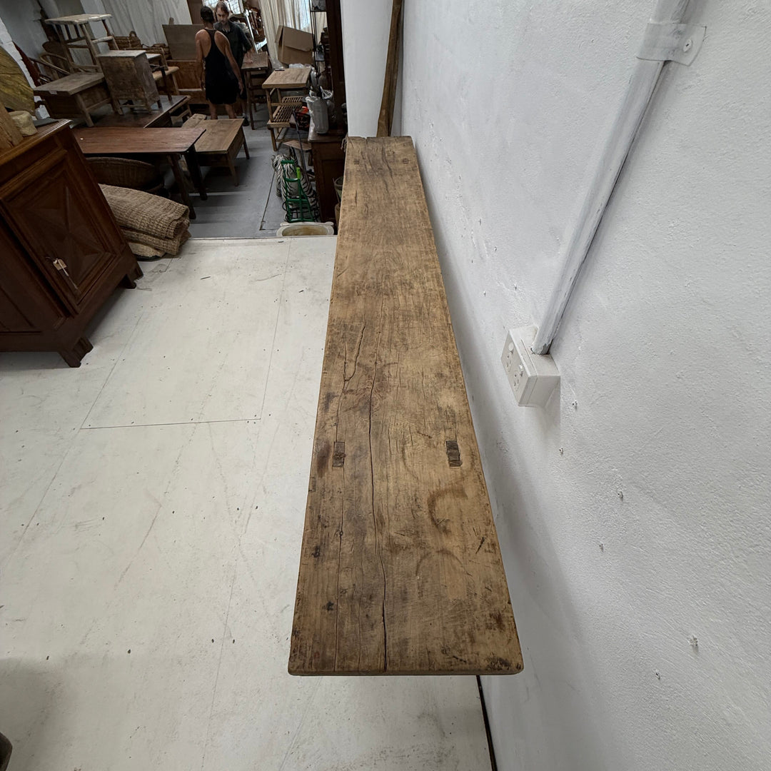 Water Tiger Furniture Antique Long Elm Console | 212x30x87cm