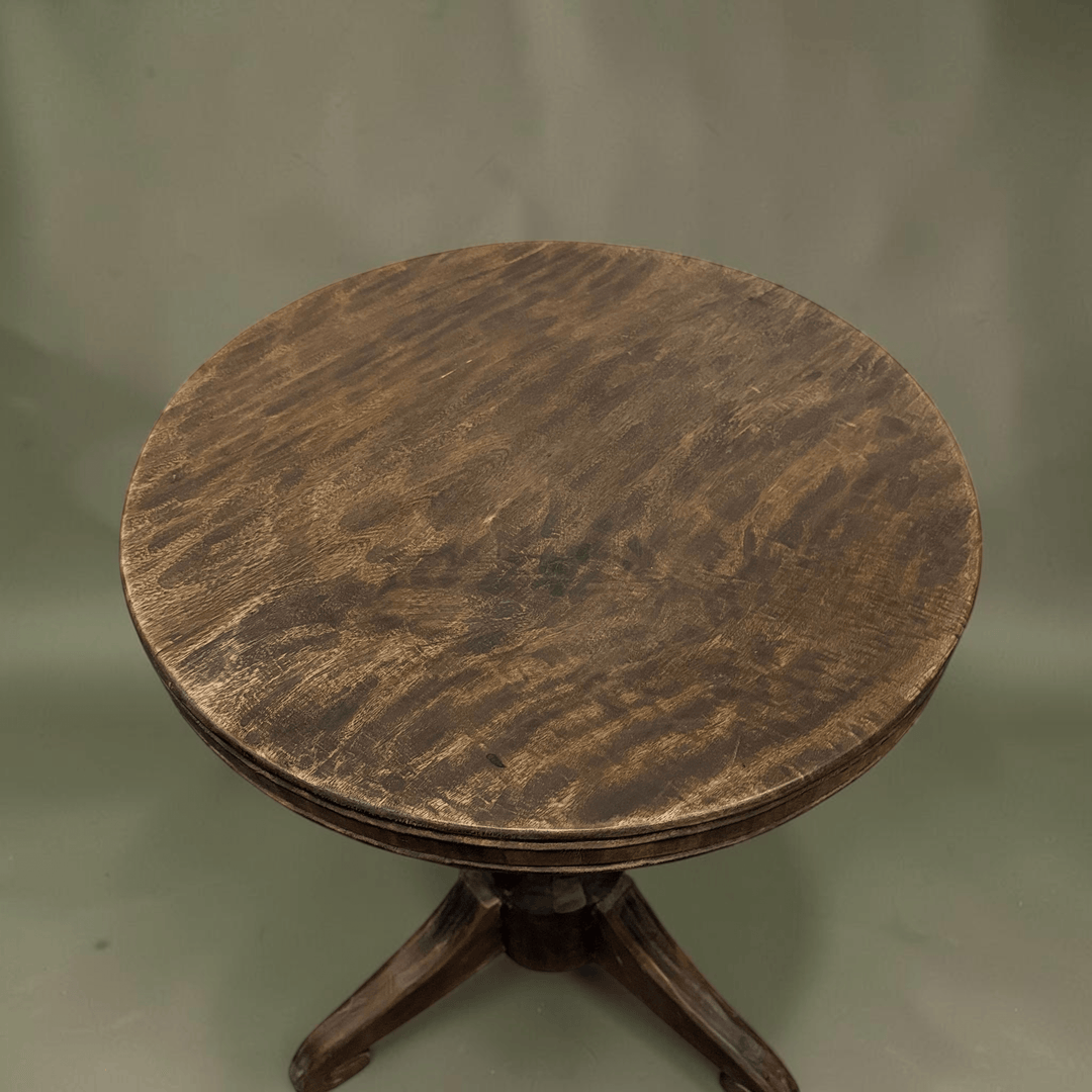 Water Tiger Furniture Cafe Style Organic HandCarved Side Table