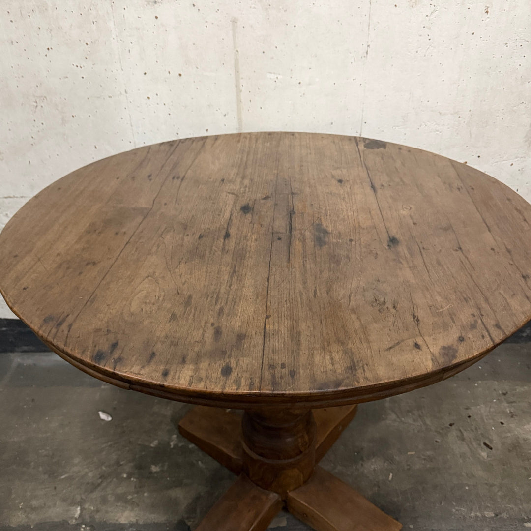 Water Tiger Furniture Indonesian Vintage Round Teak Table