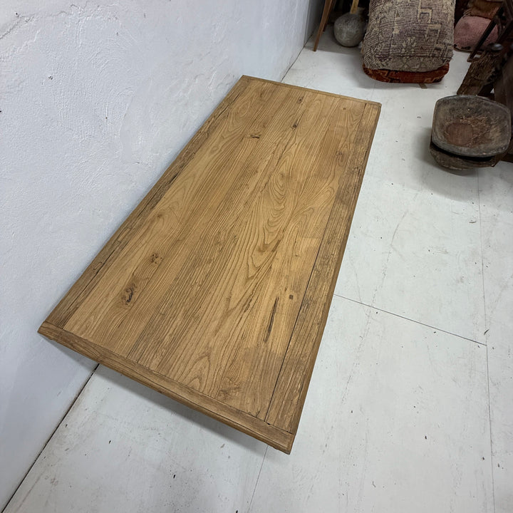 Water Tiger Furniture Rectangle Chinese Elm Coffee Table | 160x80x46cm