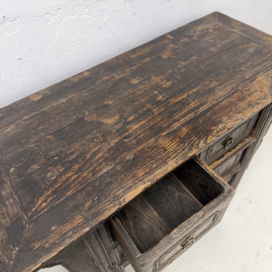 Water Tiger Furniture Antique Qing Dynasty Gansu Cabinet
