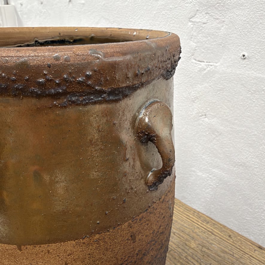 Antique Chinese Black Fermenting Jars