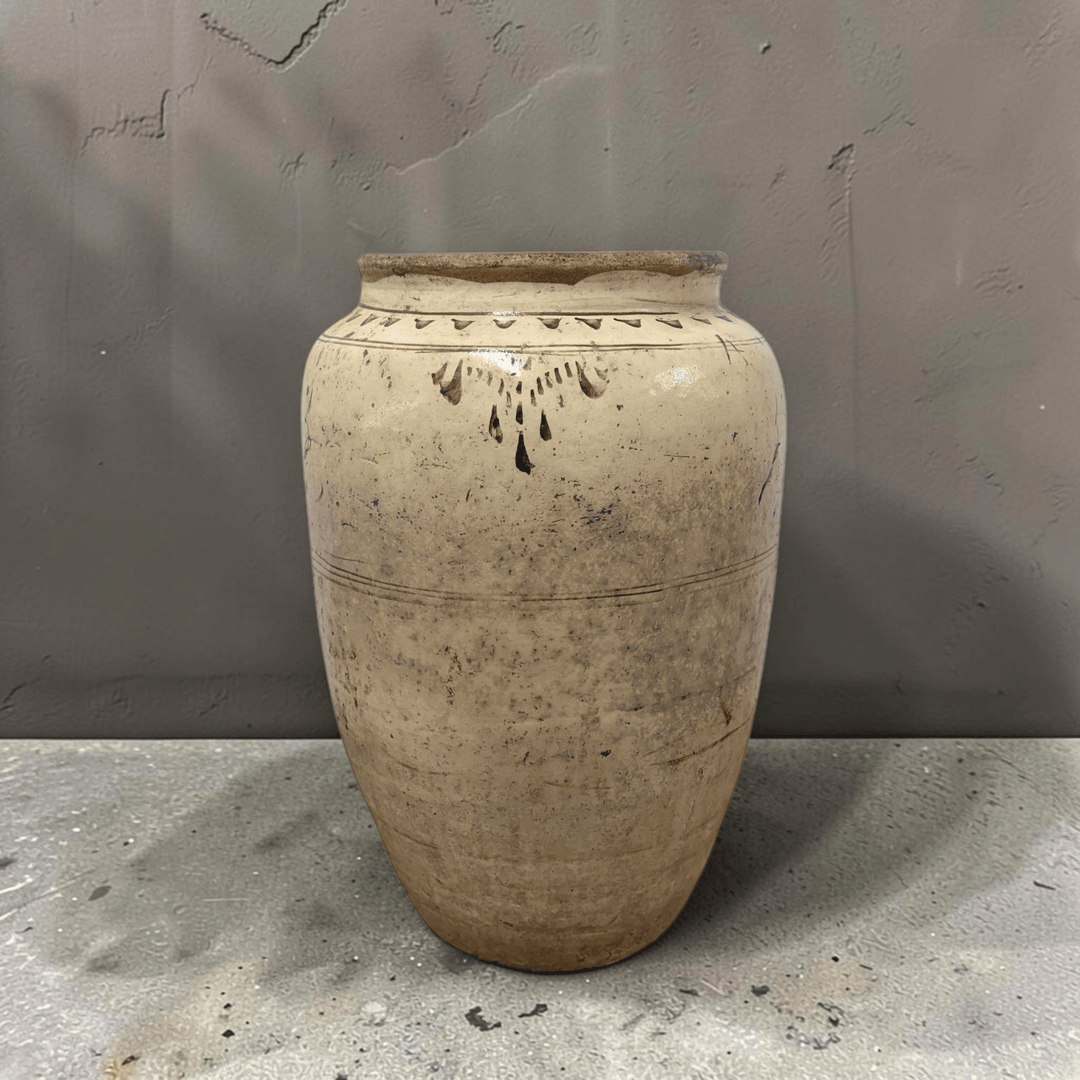 Water Tiger Decor Antique Chinese "Cizhou" Pots