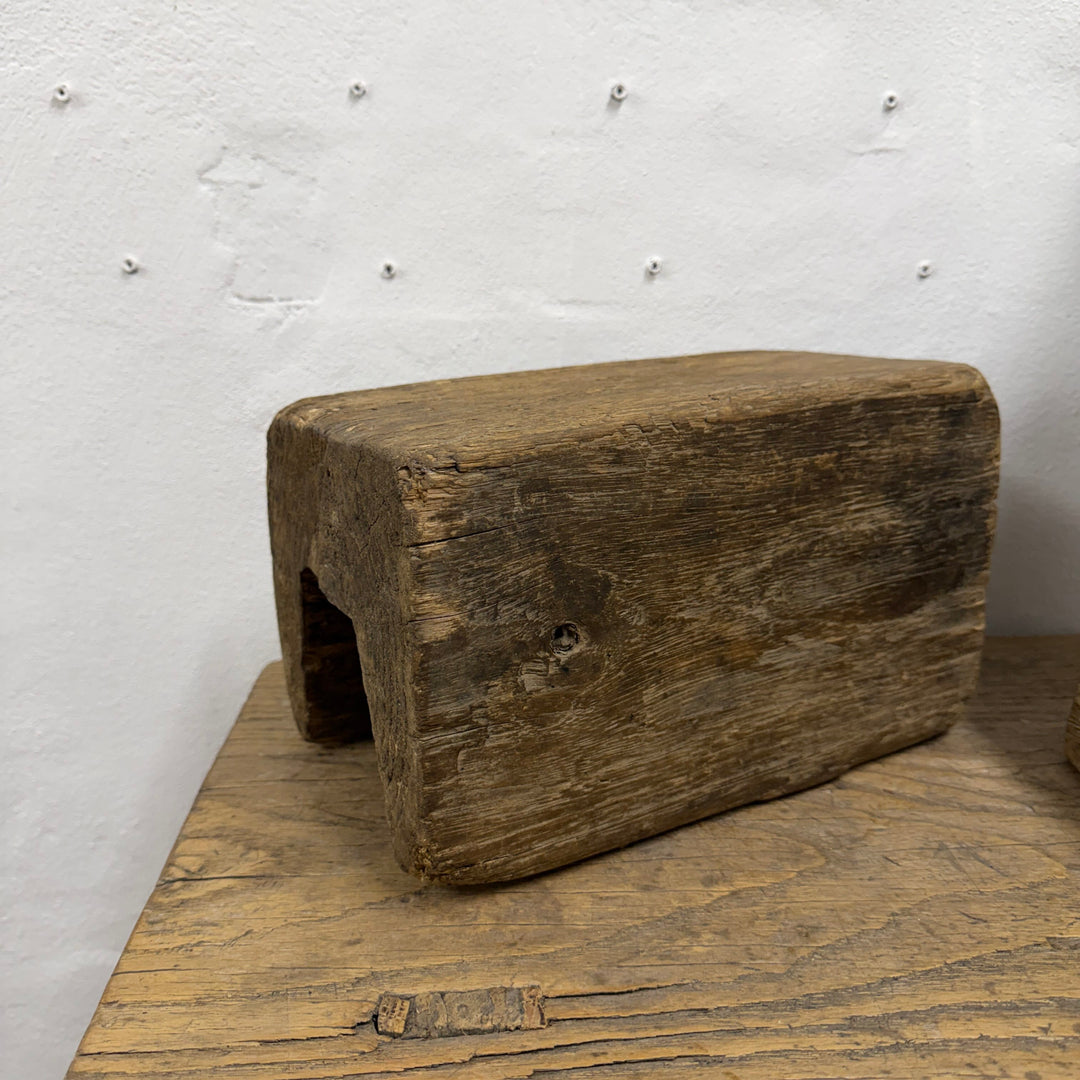 Water Tiger Furniture Antique Wooden Head Rest- Riser