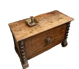 Water Tiger Furniture French Oak Early 19th Century Trunk