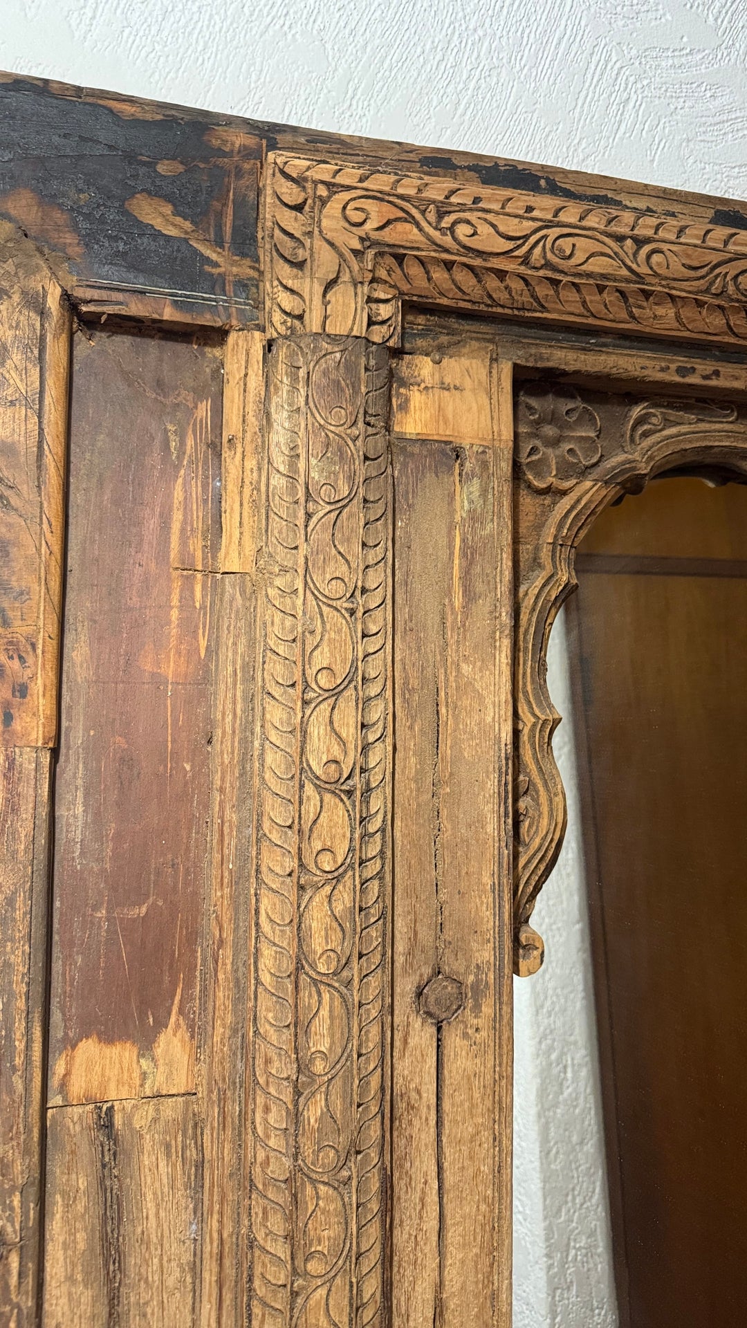 Water Tiger india Aged Oversized Indian Mirror