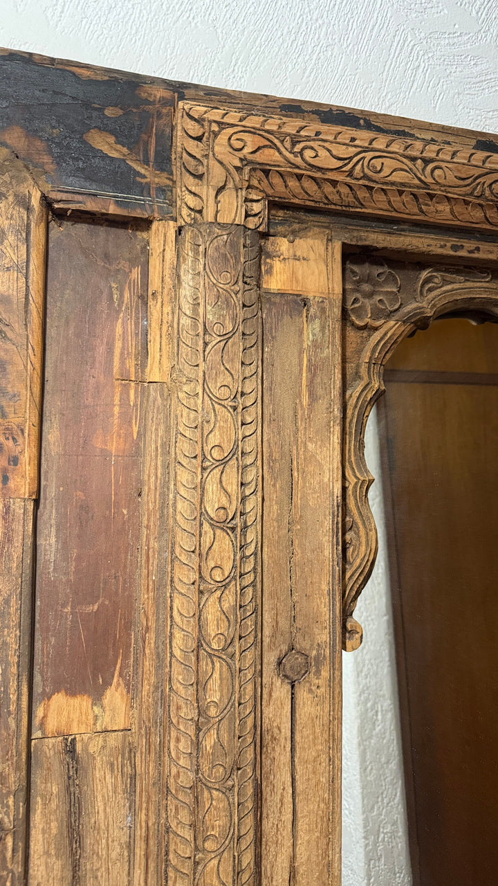 Water Tiger india Aged Oversized Indian Mirror