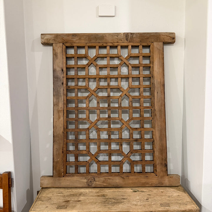 Water Tiger Furniture Antique Elm Window Screen