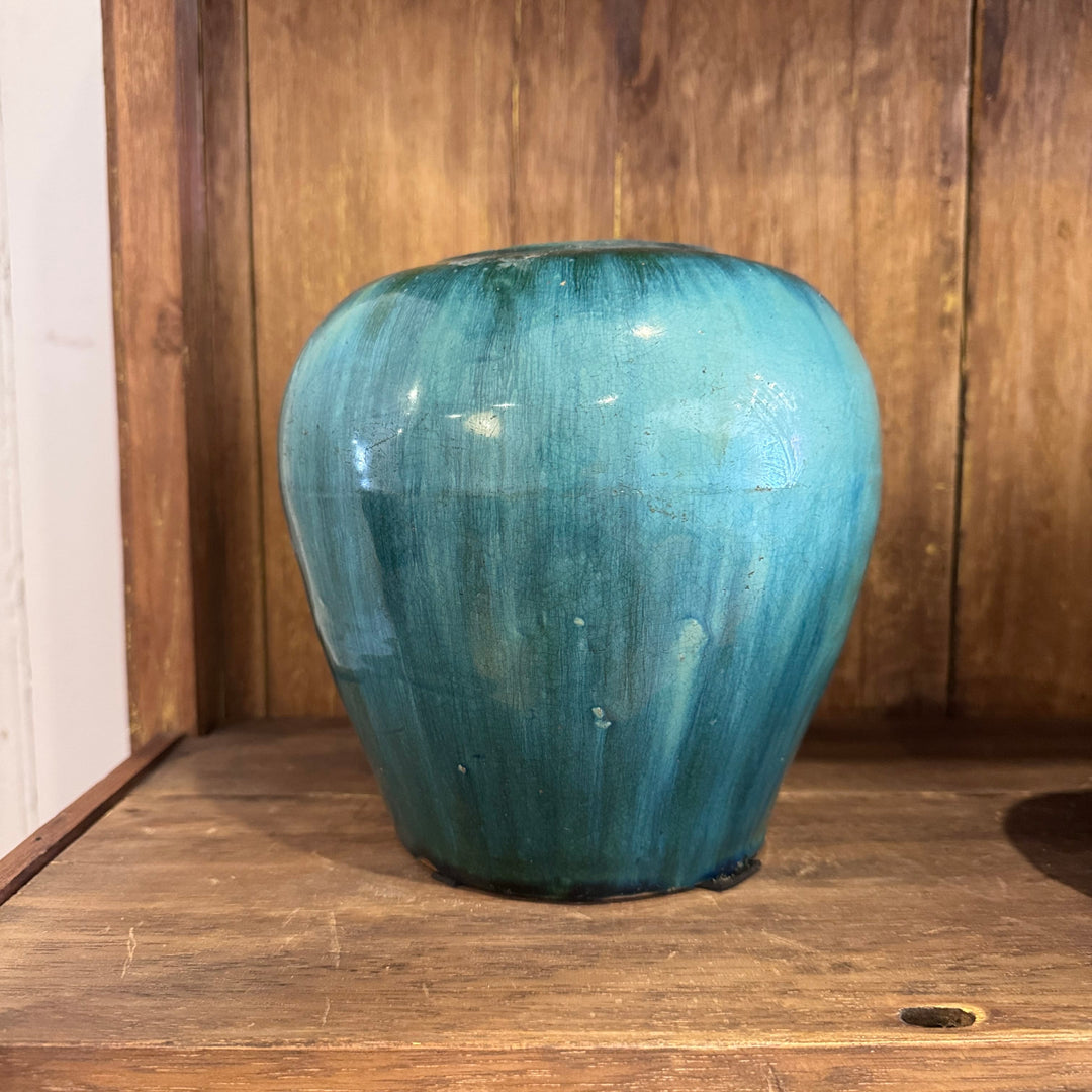 Water Tiger pots Antique Green Ceramic Gingers Jar
