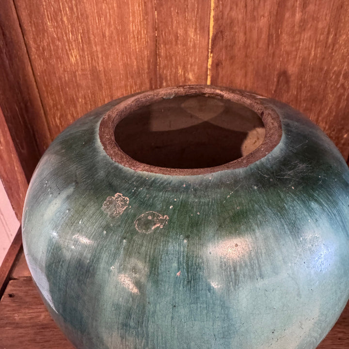 Water Tiger pots Antique Green Ceramic Gingers Jar
