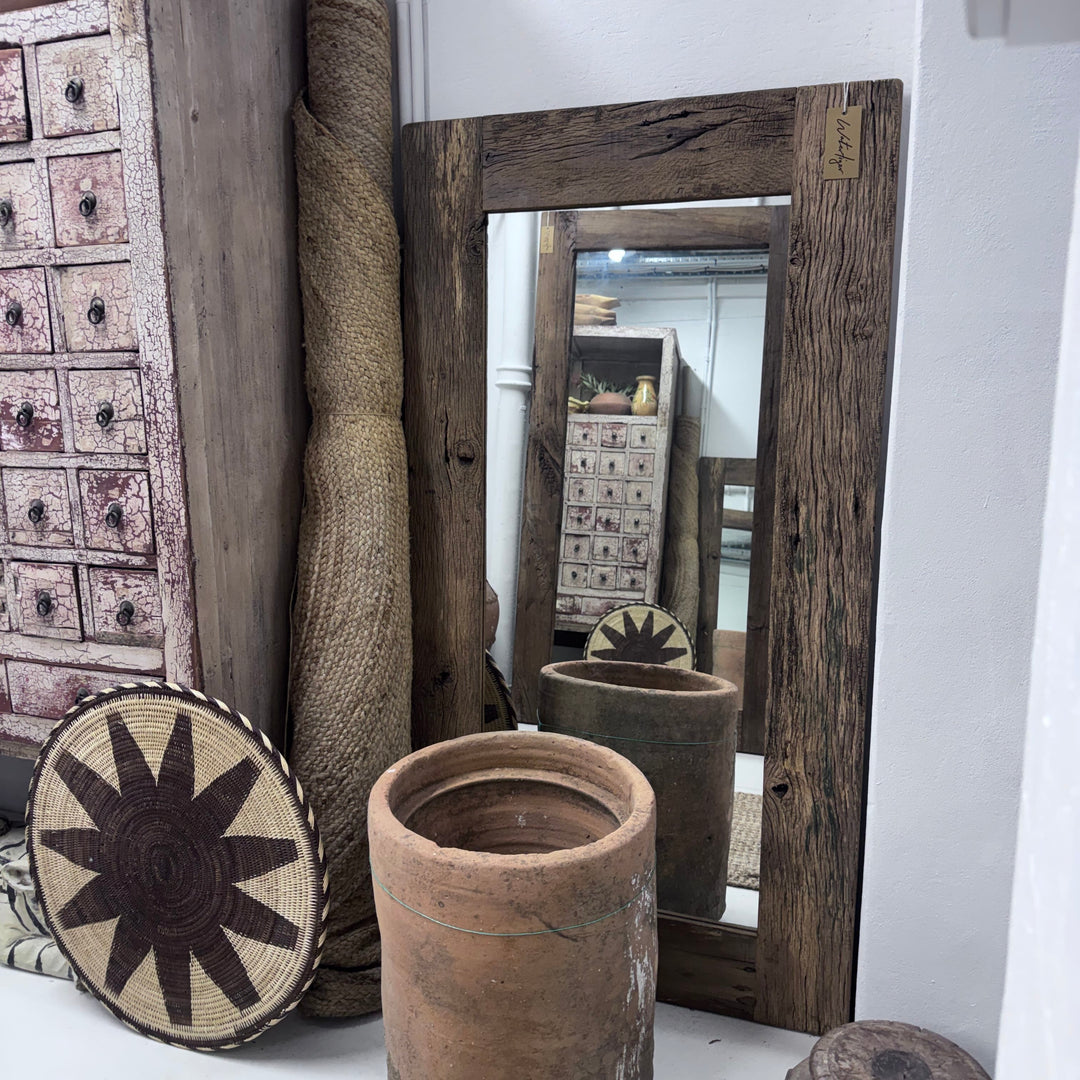 Water Tiger Furniture Reclaimed Oak Mirror From Turkey