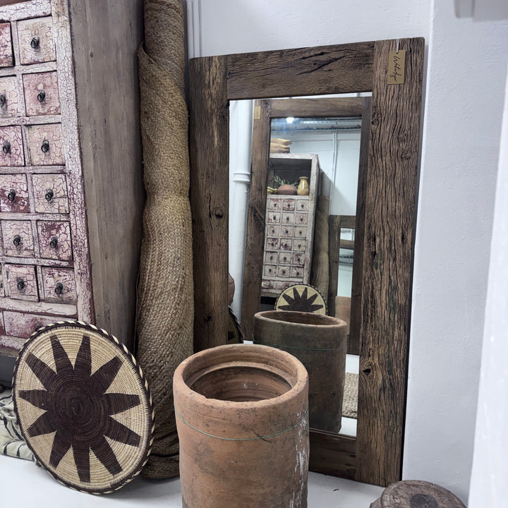 Water Tiger Furniture Reclaimed Oak Mirror From Turkey