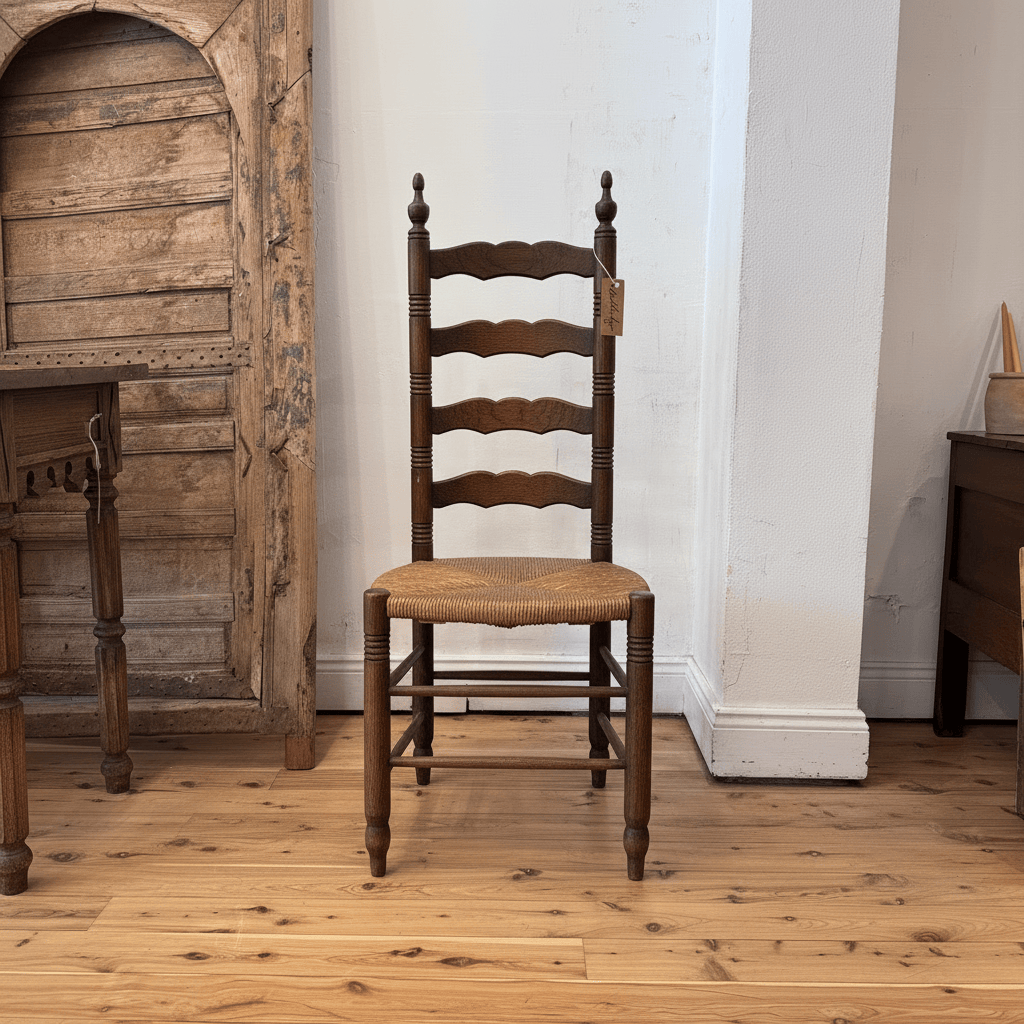 Water Tiger Furniture Vintage Ladder-Back Chair -  |  - HomeComforts
