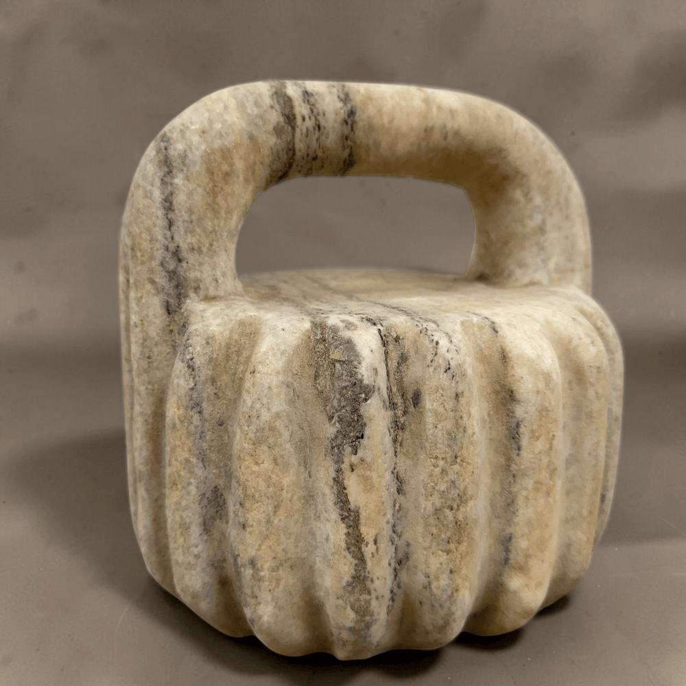 Water Tiger Decor Ancient Marble Weights from North East China