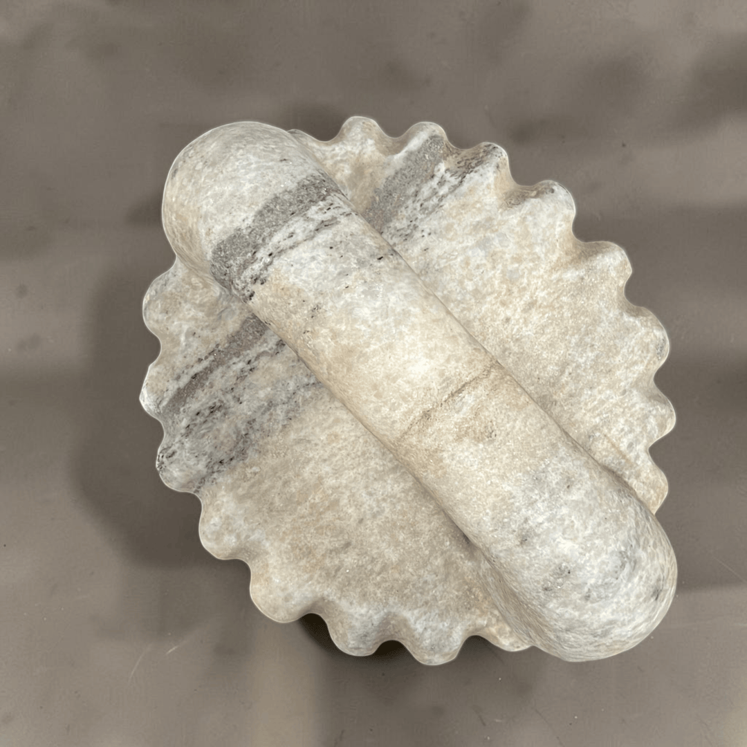 Water Tiger Decor Ancient Marble Weights from North East China