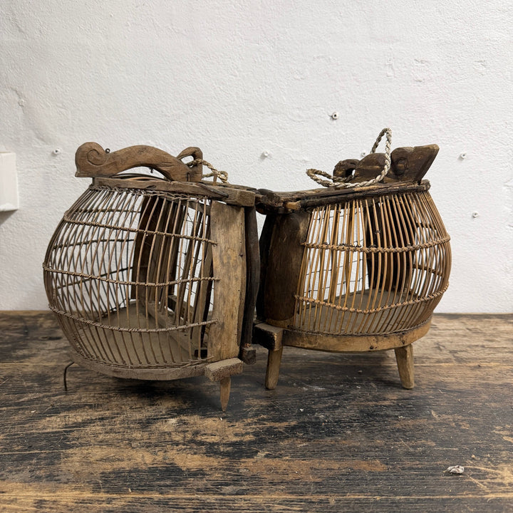 Water Tiger Decor Old Birdcages From Lombok