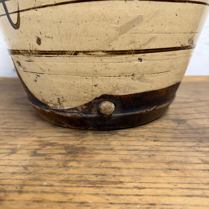 Water Tiger Decor A Cizhou  Ming Dynasty Ceramic Planter - Vessel