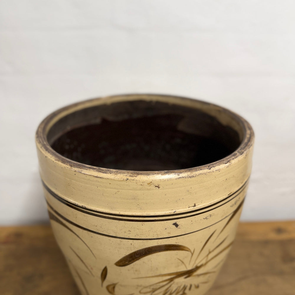 Water Tiger Decor A Cizhou  Ming Dynasty Ceramic Planter - Vessel